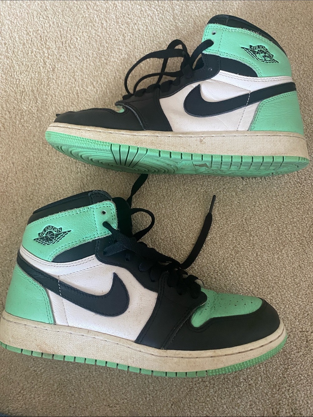 Jordan Kids High-Top Sneakers - Mint/Black/White